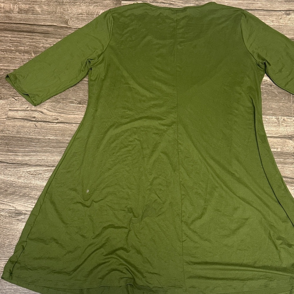 Annabelle Olive Green Dress - Picture 5 of 8